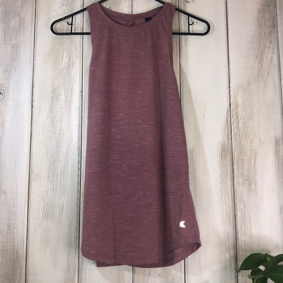 Kyodan Tops - Kyodan Mauve Open Back Tanktop